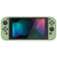 PlayVital UPGRADED Dockable Case Grip Cover for NS Switch, Ergonomic Protective Case for NS Switch, Separable Protector Hard Shell for Joycon - Matcha Green - ANSP3005 PlayVital