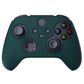 PlayVital Racing Green Pure Series Anti-Slip Silicone Cover Skin for Xbox Series X Controller, Soft Rubber Case Protector for Xbox Series S Controller with Black Thumb Grip Caps - BLX3004 PlayVital