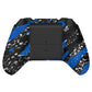 PlayVital Water Transfer Printing Blue Splash Pattern Silicone Cover Skin for Xbox Series X/S Controller, Soft Rubber Case Protector for Xbox Series X/S, Xbox Core Controller wtih 6 Thumb Grip Caps - BLX3019 PlayVital