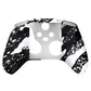 PlayVital Water Transfer Printing White Splash Pattern Silicone Cover Skin for Xbox Series X/S Controller, Soft Rubber Case Protector for Xbox Series X/S, Xbox Core Controller wtih 6 Thumb Grip Caps - BLX3020 PlayVital