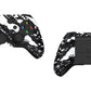 PlayVital Water Transfer Printing White Splash Pattern Silicone Cover Skin for Xbox Series X/S Controller, Soft Rubber Case Protector for Xbox Series X/S, Xbox Core Controller wtih 6 Thumb Grip Caps - BLX3020 PlayVital