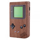 PlayVital Wood Grain Soft Touch Case Cover Replacement Full Housing Shell for Gameboy Classic 1989 GB DMG-01 Console with w/ Screen Lens & Buttons Kit - Handheld Game Console NOT Included - GBFS201 PlayVital