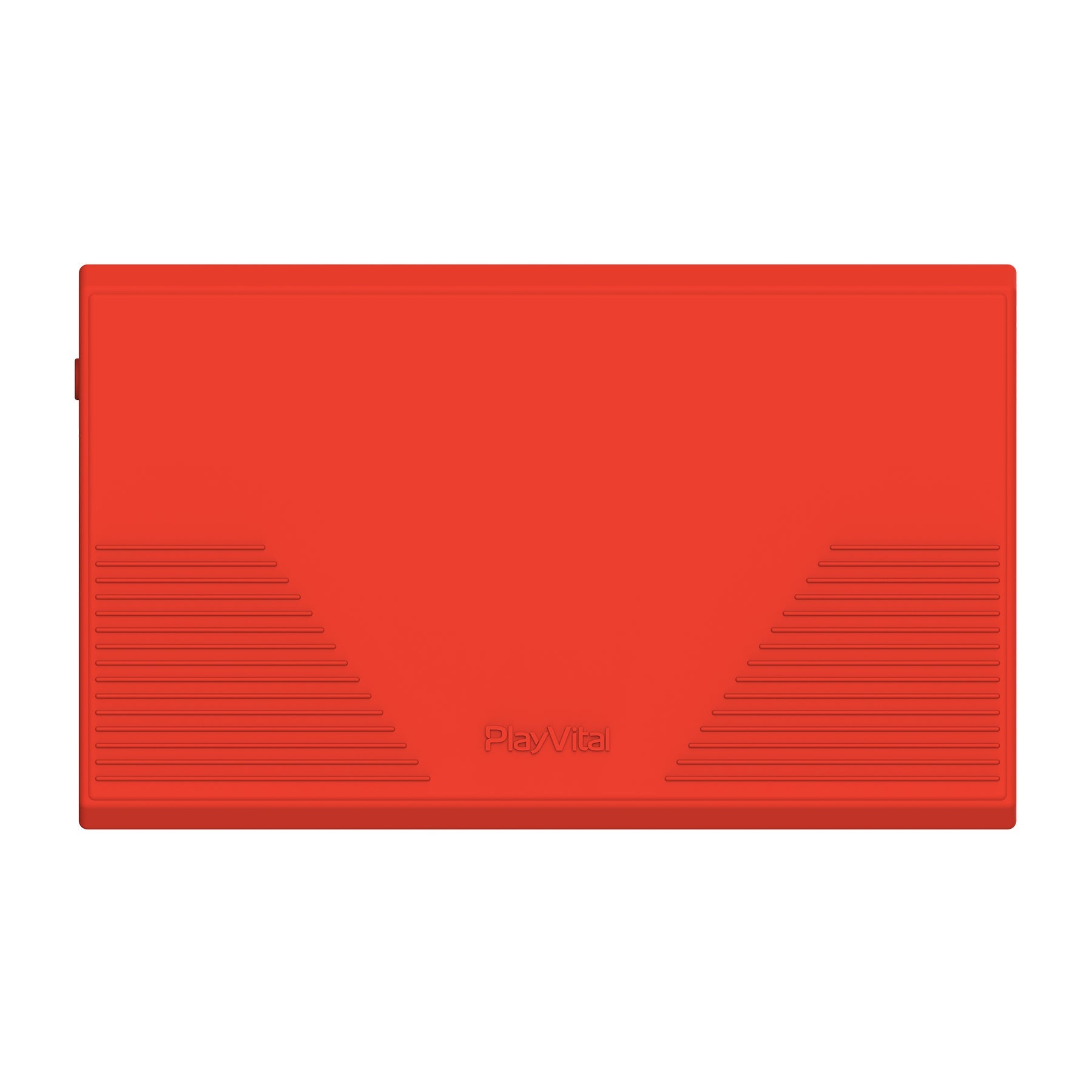 PlayVital Passion Red Silicone Cover Protective Case Skin for Game & Watch: Super Mario Bros with 2 Pcs Screen Protectors - GW004 PlayVital