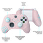 PlayVital Guardian Edition Pink Ergonomic Soft Anti-slip Controller Silicone Case Cover, Rubber Protector Skins with White Joystick Caps for Xbox Series S and Xbox Series X Controller - HCX3005 PlayVital