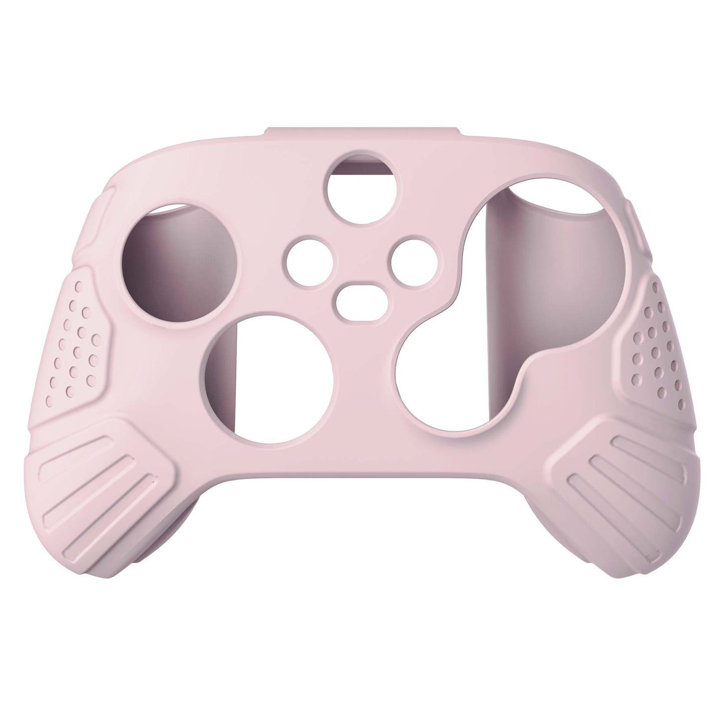 PlayVital Guardian Edition Pink Ergonomic Soft Anti-slip Controller Silicone Case Cover, Rubber Protector Skins with White Joystick Caps for Xbox Series S and Xbox Series X Controller - HCX3005 PlayVital