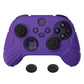 PlayVital Guardian Edition Purple Ergonomic Soft Anti-slip Controller Silicone Case Cover, Rubber Protector Skins with Black Joystick Caps for Xbox Series S and Xbox Series X Controller - HCX3007 PlayVital