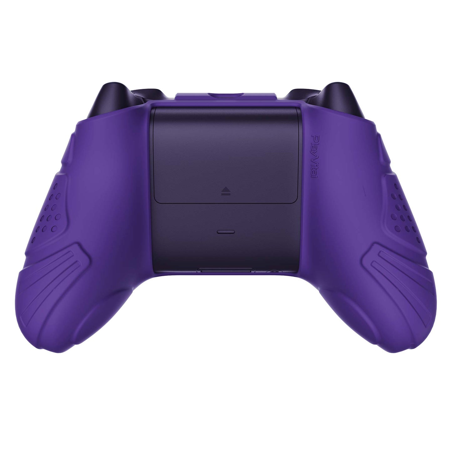 PlayVital Guardian Edition Purple Ergonomic Soft Anti-slip Controller Silicone Case Cover, Rubber Protector Skins with Black Joystick Caps for Xbox Series S and Xbox Series X Controller - HCX3007 PlayVital