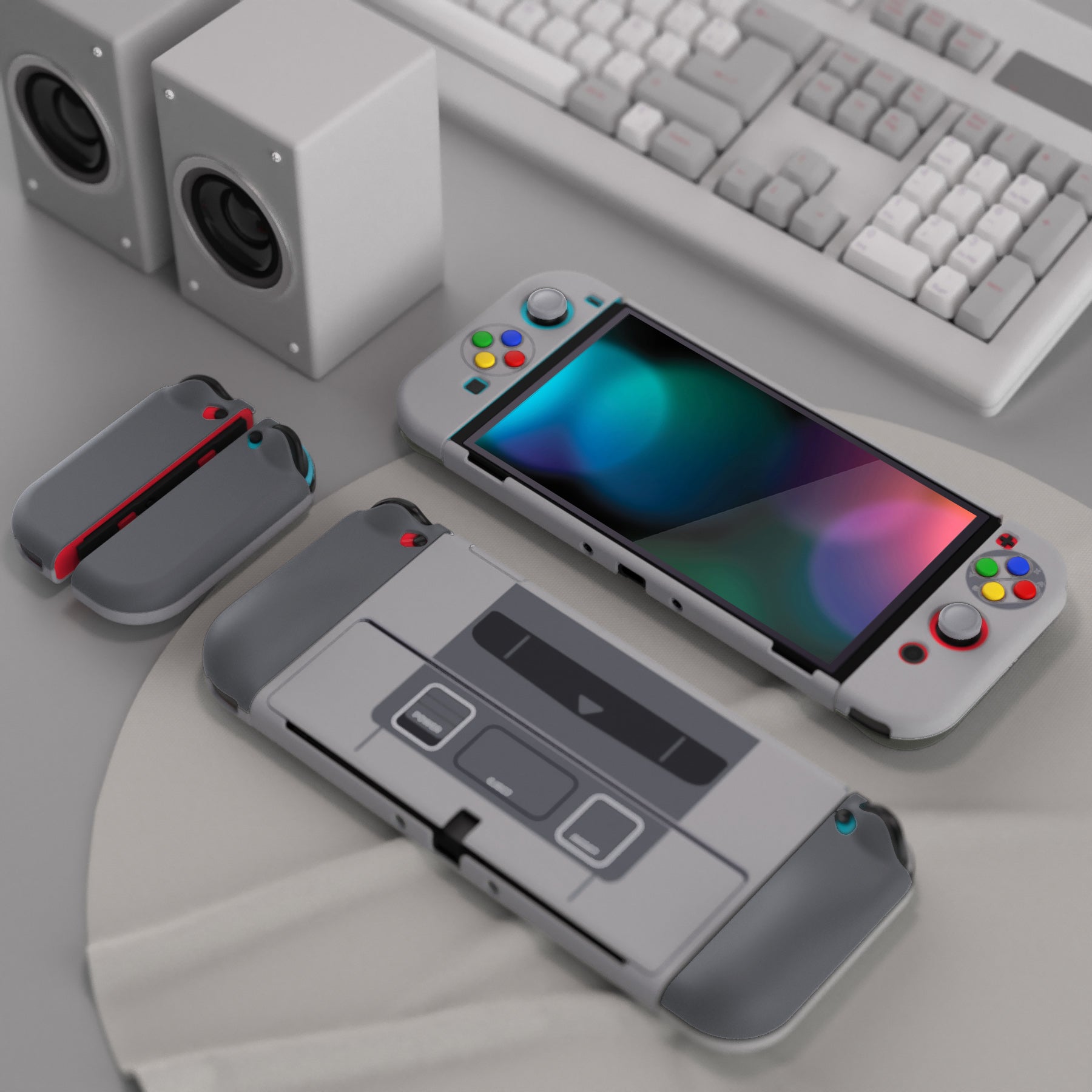 Kit de Silicona y Grips FR-Tec para Nintendo Switch OLED