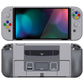 PlayVital AlterGrips Protective Slim Case for Nintendo Switch OLED, Ergonomic Grip Cover for Joycon, Dockable Hard Shell for Switch OLED w/Thumb Grip Caps & Button Caps - SFC SNES Classic EU Style - JSOYY7001 playvital