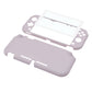 PlayVital Soft Touch Rhapsody Violet Customized Protective Grip Case for Nintendo Switch Lite, Hard Cover Protector for Nintendo Switch Lite - 1 x White Border Tempered Glass Screen Protector Included - LTP301 PlayVital