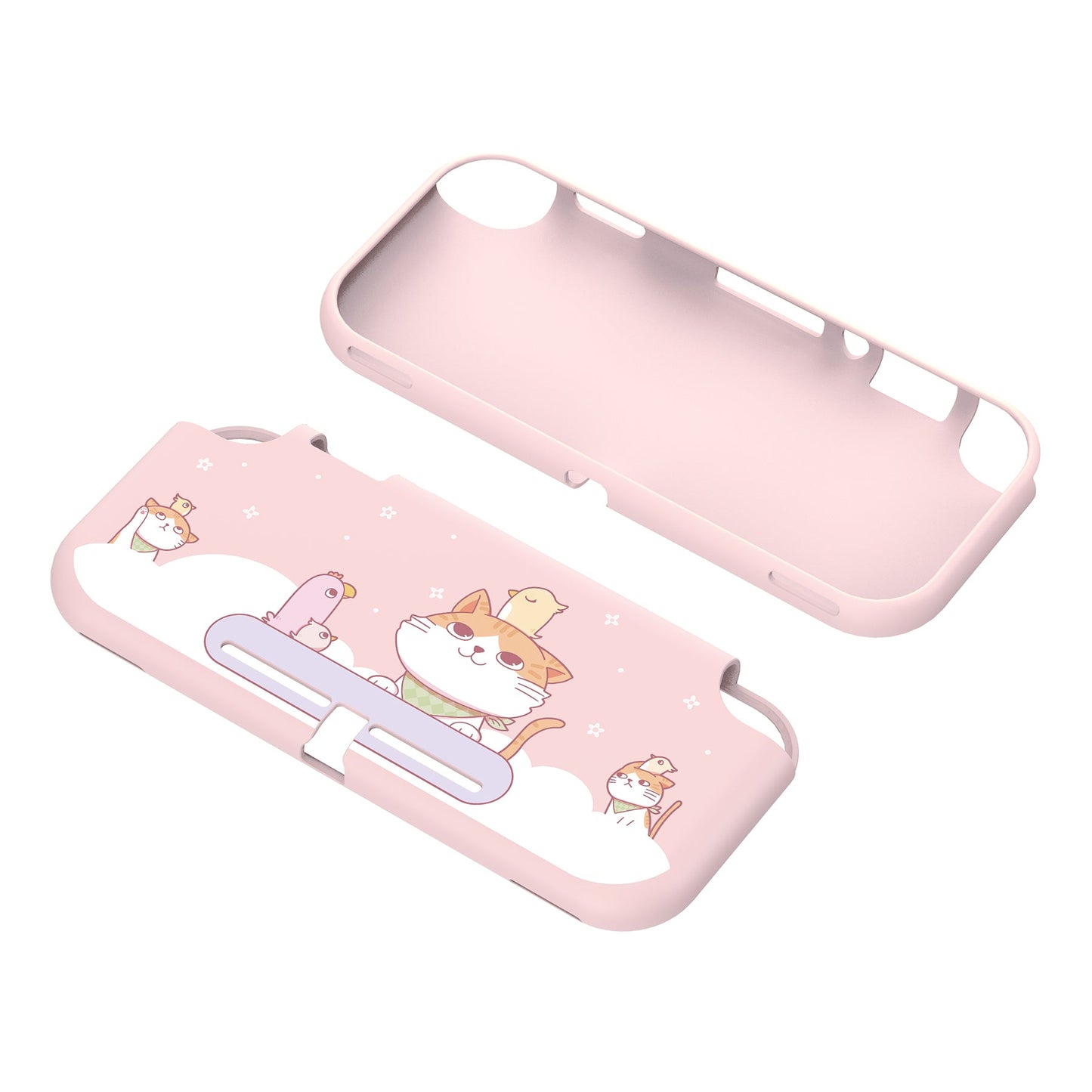 PlayVital Kitten & Chicken Custom Protective Case for NS Switch Lite, Soft TPU Slim Case Cover for NS Switch Lite - LTU6001 PlayVital