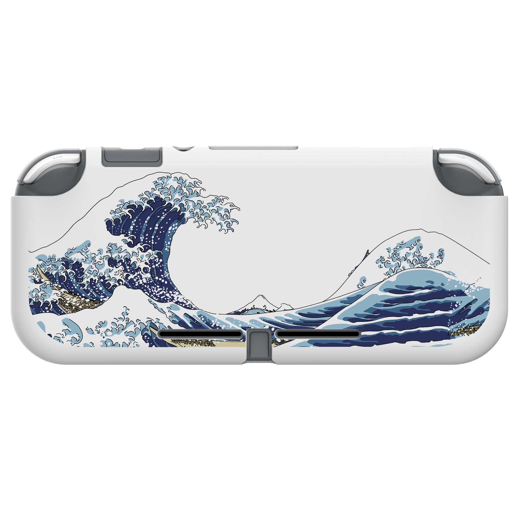 Nintendo Switch Lite Custom Shell Installed (Great Wave) with shops Carrying Case