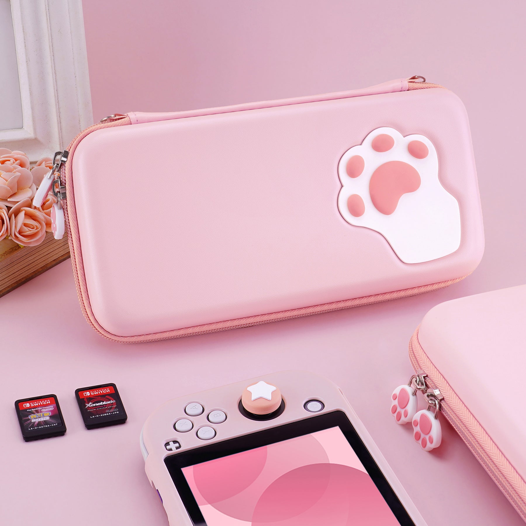 Nintendo switch lite clearance cat case