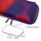PlayVital Pink Switch Lite Travel Carrying Case, Portable Pouch, Soft Velvet Lining Storage Bag for NS Switch Lite with Thumb Grips 8 Game Cards Slots Inner Pocket - Purple Red Swirl - LTW004 PlayVital