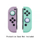 PlayVital Star Design Cute Switch Thumb Grip Caps, Mint Green & Light Violet Joystick Caps for Nintendo Switch Lite, Silicone Analog Cover for Switch OLED Joycon Thumb Stick Grips for Joy-Con Controller - NJM1003 PlayVital