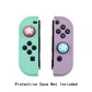 PlayVital Star Design Cute Switch Thumb Grip Caps, Bondi Blue & Indian Red Joystick Caps for Nintendo Switch Lite, Silicone Analog Cover for Switch OLED Joycon Thumb Stick Grips for Joy-Con Controller - NJM1010 PlayVital