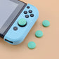 PlayVital Switch Joystick Caps, Switch Lite Thumb Stick Caps, Silicone Analog Cover for Switch OLED Joycon Thumb Grip Rocker Caps for Nintendo Switch Joy-Con Controller & Switch Lite & Switch OLED, 4 Pcs Mint Green - NJM1013 PlayVital