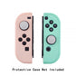PlayVital Switch Joystick Caps, Switch Lite Thumb Stick Caps, Silicone Analog Cover  for Switch OLED Joycon Thumb Grip Rocker Caps for Nintendo Switch Joy-Con Controller & Switch Lite & Switch OLED, 4 Pcs Light Gray - NJM1021 PlayVital