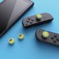 PlayVital Cheese & Pudding Cute Switch Thumb Grip Caps, Joystick Caps for Nintendo Switch Lite, Silicone Analog Cover Thumbstick Grips for Switch OLED Joycon - Matcha Green - NJM1102 playvital