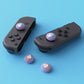 PlayVital Ice Cream Cute Switch Thumb Grip Caps, Joystick Caps for Nintendo Switch Lite, Silicone Analog Cover Thumbstick Grips for Switch OLED Joycon - Light Violet - NJM1105 playvital