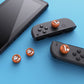 PlayVital Kitten & Doggie Cute Switch Thumb Grip Caps, Joystick Caps for Nintendo Switch Lite, Silicone Analog Cover Thumbstick Grips for Switch OLED Joycon - Orange - NJM1109 playvital