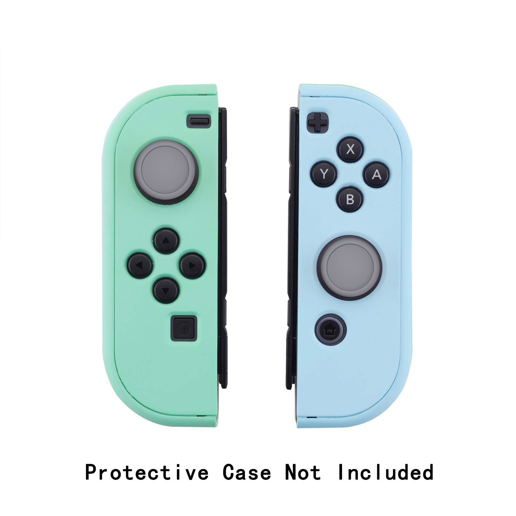 PlayVital Joystick Caps for NS, Thumbstick Caps for Switch Lite, Silicone Analog Cover for Switch OLED Joycon Thumb Grip Rocker Caps for Switch & Switch Lite & Switch OLED - Gray- NJM1142 PlayVital