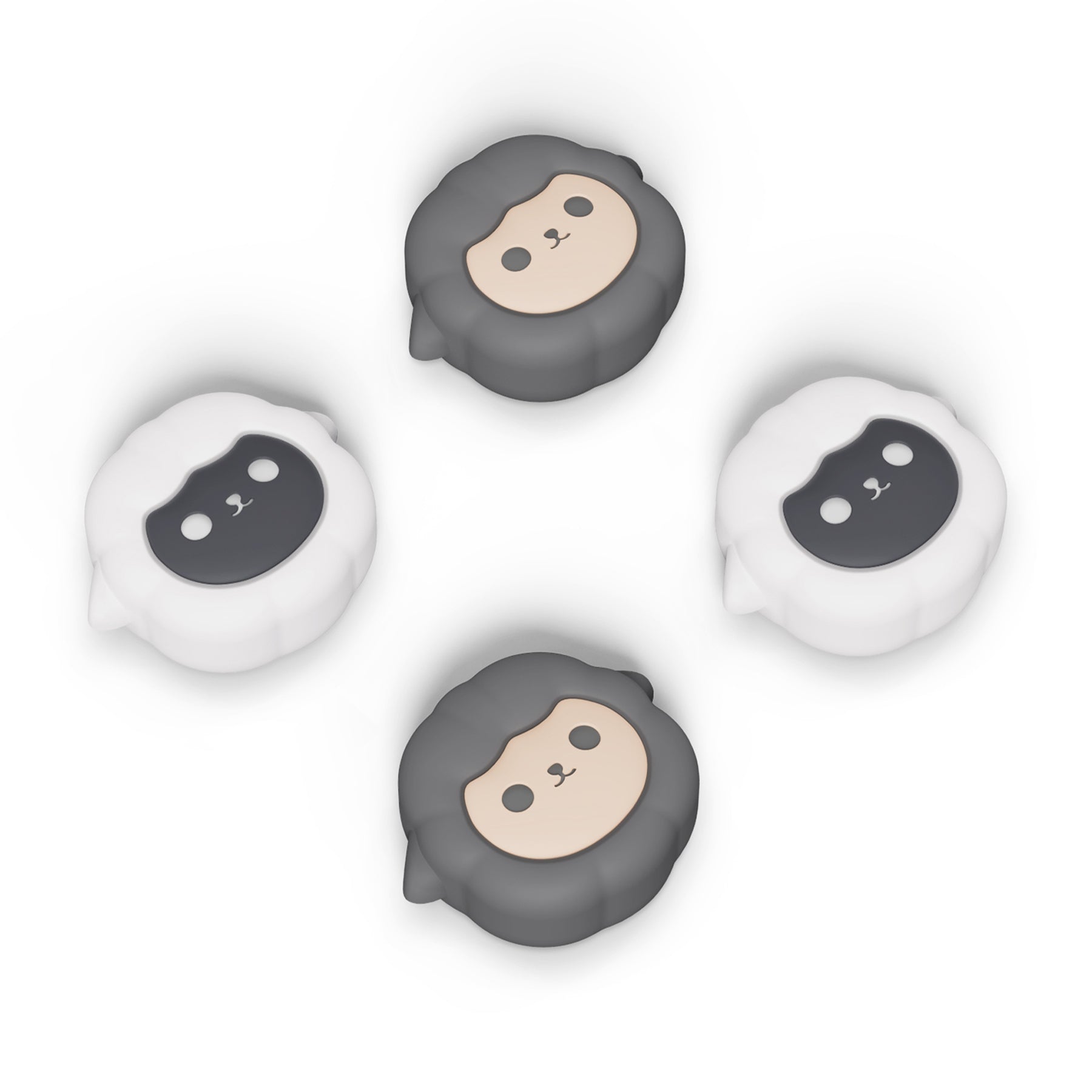 PlayVital Joystick Caps for NS Switch, Thumbstick Caps for NS Switch Lite, Analog Cover for NS Switch OLED Joycon Thumb Grip Caps for NS Switch & NS Switch Lite & NS Switch OLED - Little Sheep - NJM1172 playvital