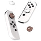 PlayVital Joystick Caps for NS Switch, Thumbstick Caps for NS Switch Lite, Analog Cover for NS Switch OLED Joycon Thumb Grip Caps for NS Switch & NS Switch Lite & NS Switch OLED - Chubby Bear & Smiley Bunny - NJM1174 playvital