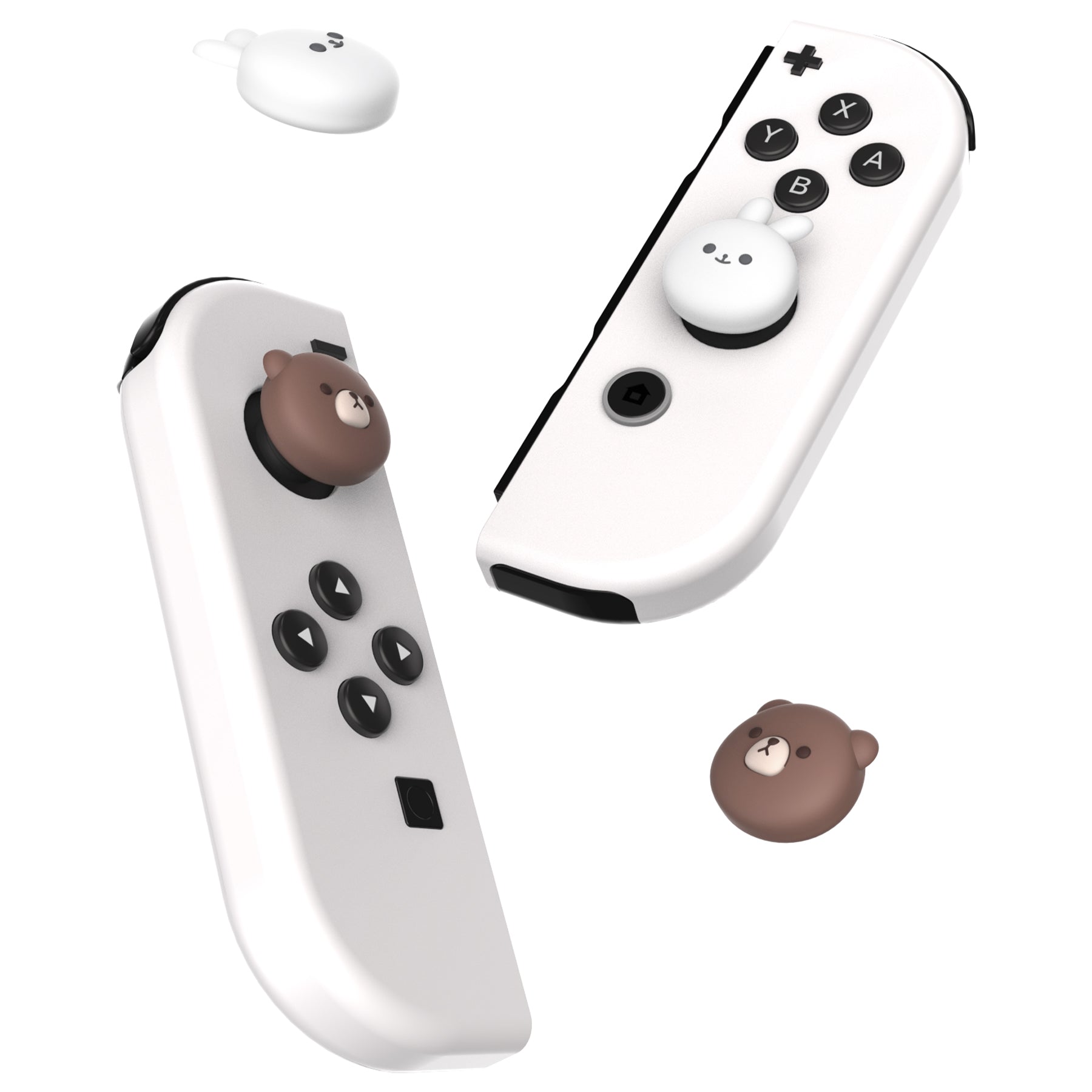 PlayVital Joystick Caps for Nintendo Switch, Thumbstick Caps for Switch  Lite, Analog Cover for Switch OLED Joycon Thumb Grip Caps for Switch &  Switch