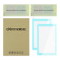2 Pack Heaven Blue Border Transparent HD Clear Saver Protector Film, Tempered Glass Screen Protector for Nintendo Switch [Anti-Scratch, Anti-Fingerprint, Shatterproof, Bubble-Free] - NSPJ0704 playvital