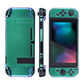 PlayVital Chameleon Green Purple Glossy Back Cover for NS Switch Console, NS Joycon Handheld Controller Separable Protector Hard Shell, Customized Dockable Protective Case for NS Switch - NTP304 PlayVital