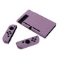 PlayVital Dark Grayish Violet Back Cover for Nintendo Switch Console, NS Joycon Handheld Controller Separable Protector Hard Shell, Soft Touch Customized Dockable Protective Case for Nintendo Switch - NTP328 PlayVital