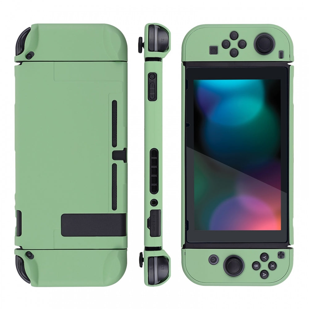 PlayVital Matcha Green Back Cover for Nintendo Switch Console, NS