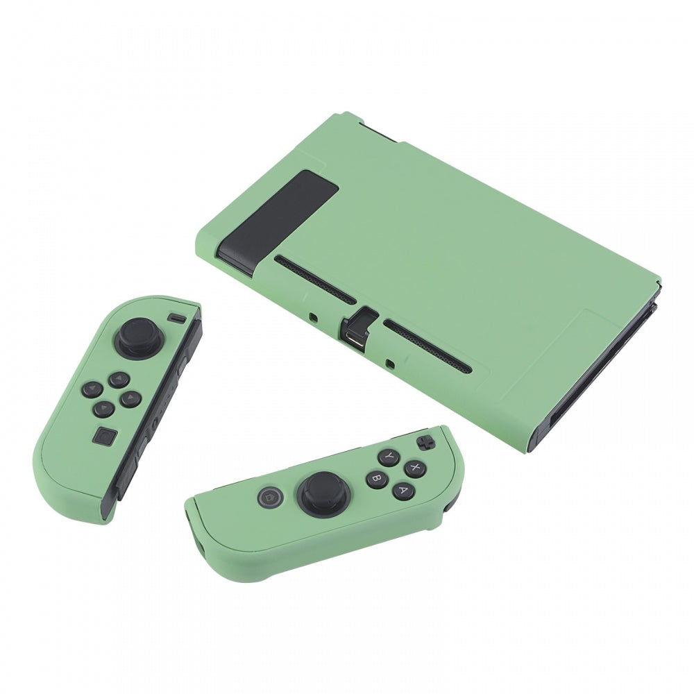 PlayVital Matcha Green Back Cover for Nintendo Switch Console NS