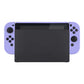 PlayVital Light Violet Back Cover for Nintendo Switch Console, NS Joycon Handheld Controller Separable Protector Hard Shell, Soft Touch Customized Dockable Protective Case for Nintendo Switch - NTP341 PlayVital