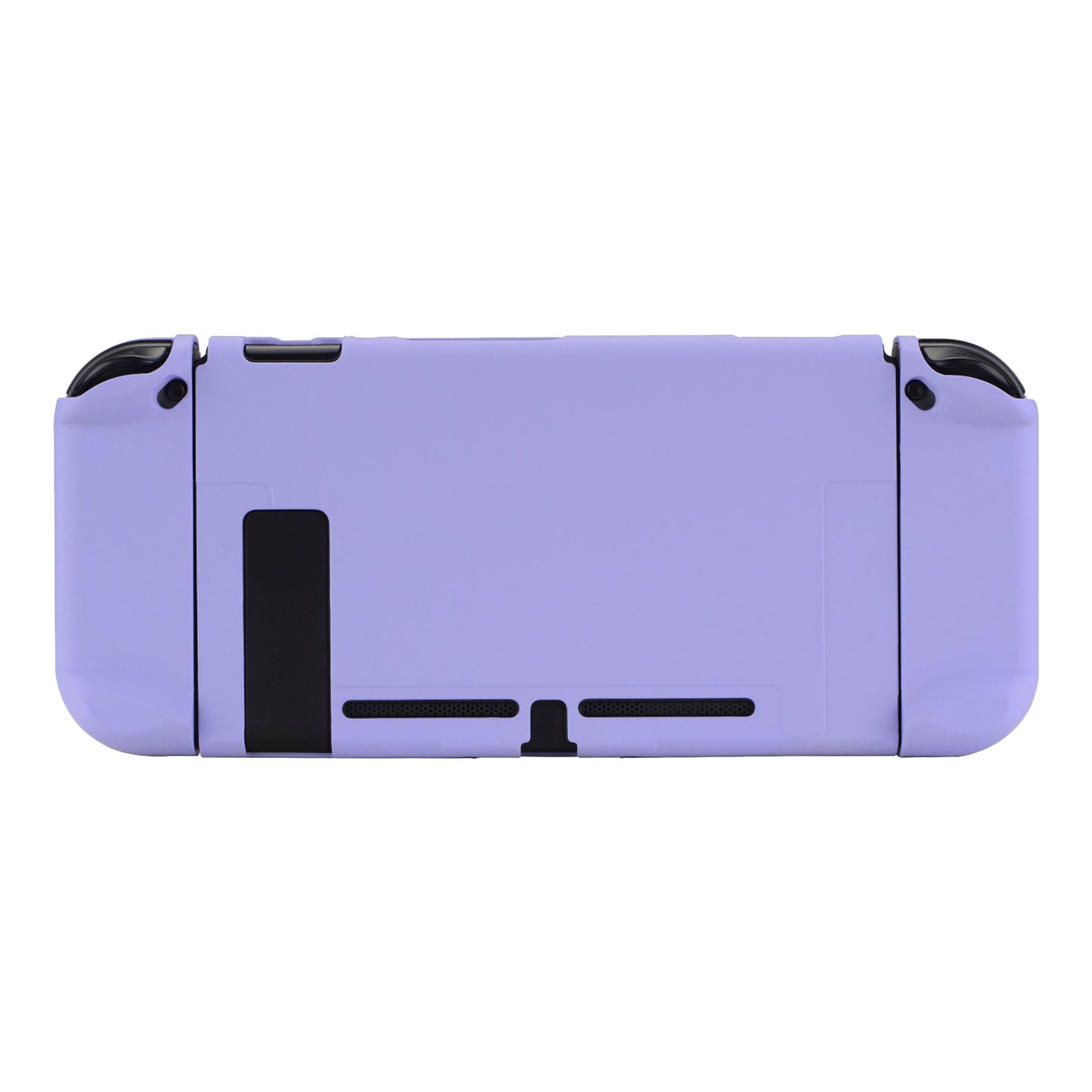 PlayVital Light Violet Back Cover for Nintendo Switch Console, NS Joycon Handheld Controller Separable Protector Hard Shell, Soft Touch Customized Dockable Protective Case for Nintendo Switch - NTP341 PlayVital