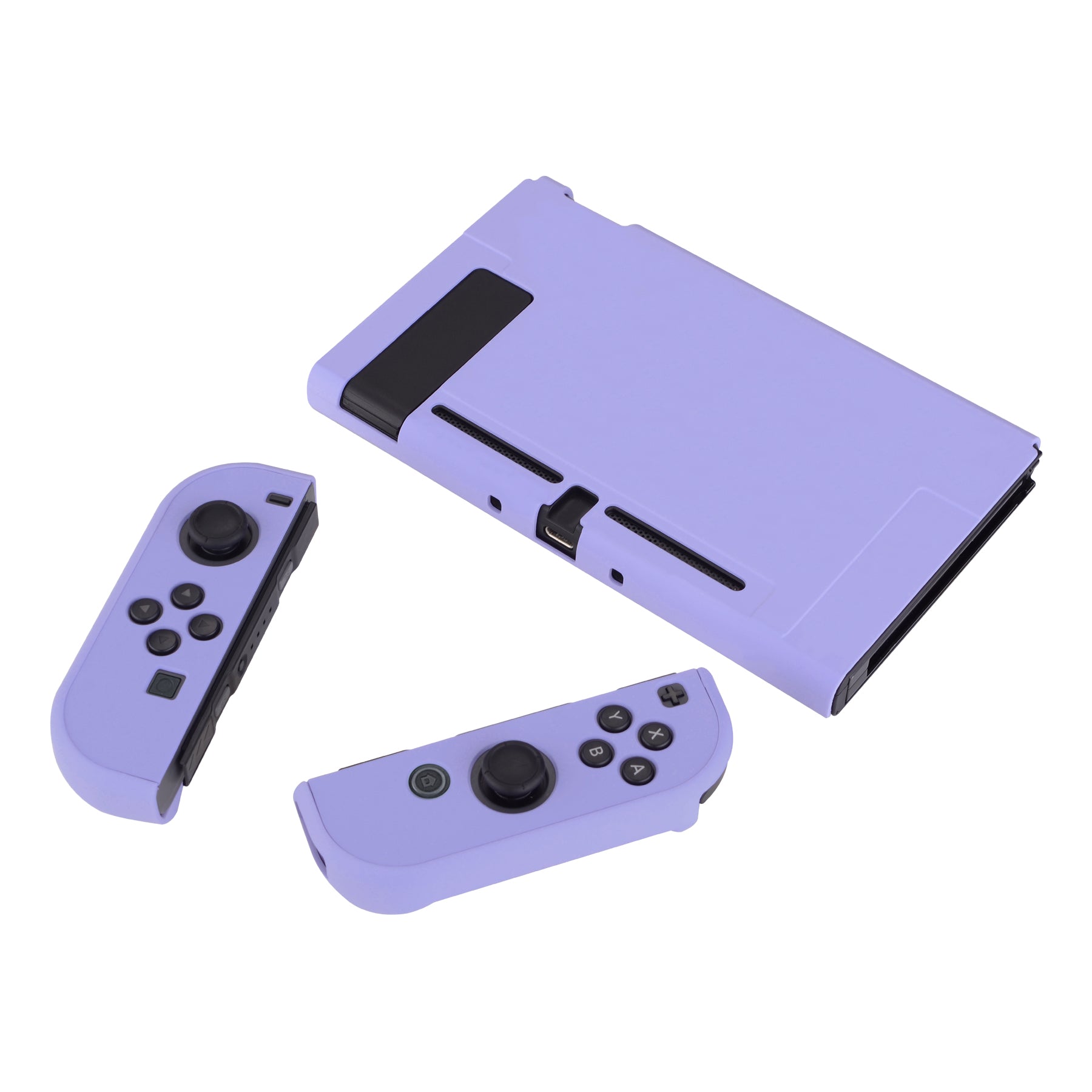 PlayVital Light Violet Back Cover for Nintendo Switch Console, NS