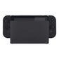PlayVital Black Back Cover for Nintendo Switch Console, NS Joycon Handheld Controller Separable Protector Hard Shell, Soft Touch Customized Dockable Protective Case for Nintendo Switch - NTP344 PlayVital