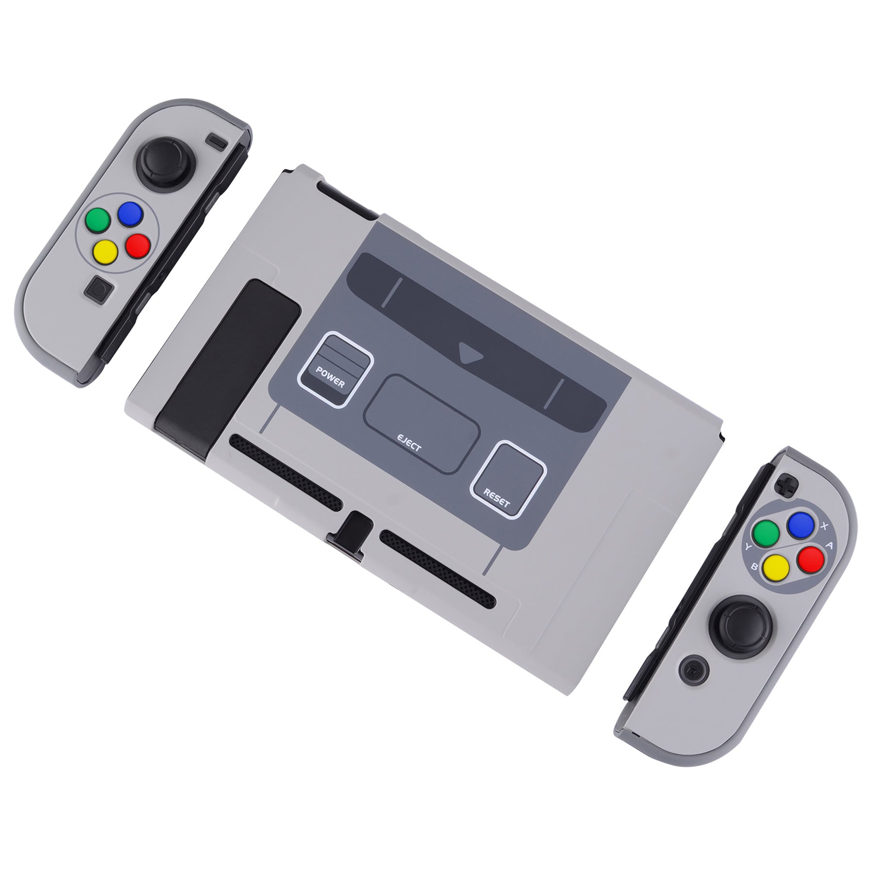 PlayVital SFC SNES Classic EU Style Back Cover for NS Switch