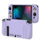 PlayVital Violet Protective Case for NS Switch, Soft TPU Slim Case Cover for NS Switch Joy-Con Console with Colorful ABXY Direction Button Caps - NTU6002 PlayVital