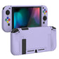 PlayVital Violet Protective Case for NS Switch, Soft TPU Slim Case Cover for NS Switch Joy-Con Console with Colorful ABXY Direction Button Caps - NTU6002 PlayVital