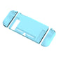 PlayVital Blue Protective Case for NS Switch, Soft TPU Slim Case Cover for NS Switch Joy-Con Console with Colorful ABXY Direction Button Caps - NTU6003 PlayVital