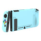 PlayVital Blue Protective Case for NS Switch, Soft TPU Slim Case Cover for NS Switch Joy-Con Console with Colorful ABXY Direction Button Caps - NTU6003 PlayVital