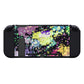 PlayVital Watercolour Splash Protective Case for NS Switch, Soft TPU Slim Case Cover for Nintendo Switch Joy-Con Console with Colorful ABXY Direction Button Caps - NTU6016 PlayVital