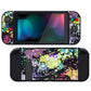 PlayVital Watercolour Splash Protective Case for NS Switch, Soft TPU Slim Case Cover for Nintendo Switch Joy-Con Console with Colorful ABXY Direction Button Caps - NTU6016 PlayVital