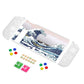 PlayVital The Great Wave Protective Case for NS Switch, Soft TPU Slim Case Cover for NS Switch Joy-Con Console with Colorful ABXY Direction Button Caps - NTU6017 PlayVital