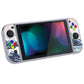 PlayVital The Great Wave Protective Case for NS Switch, Soft TPU Slim Case Cover for NS Switch Joy-Con Console with Colorful ABXY Direction Button Caps - NTU6017 PlayVital