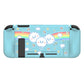 PlayVital Rainbow on Cloud Protective Case for NS, Soft TPU Slim Case Cover for NS Joycon Console with Colorful ABXY Direction Button Caps - NTU6022 PlayVital