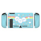 PlayVital Rainbow on Cloud Protective Case for NS, Soft TPU Slim Case Cover for NS Joycon Console with Colorful ABXY Direction Button Caps - NTU6022 PlayVital