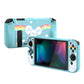 PlayVital Rainbow on Cloud Protective Case for NS, Soft TPU Slim Case Cover for NS Joycon Console with Colorful ABXY Direction Button Caps - NTU6022 PlayVital